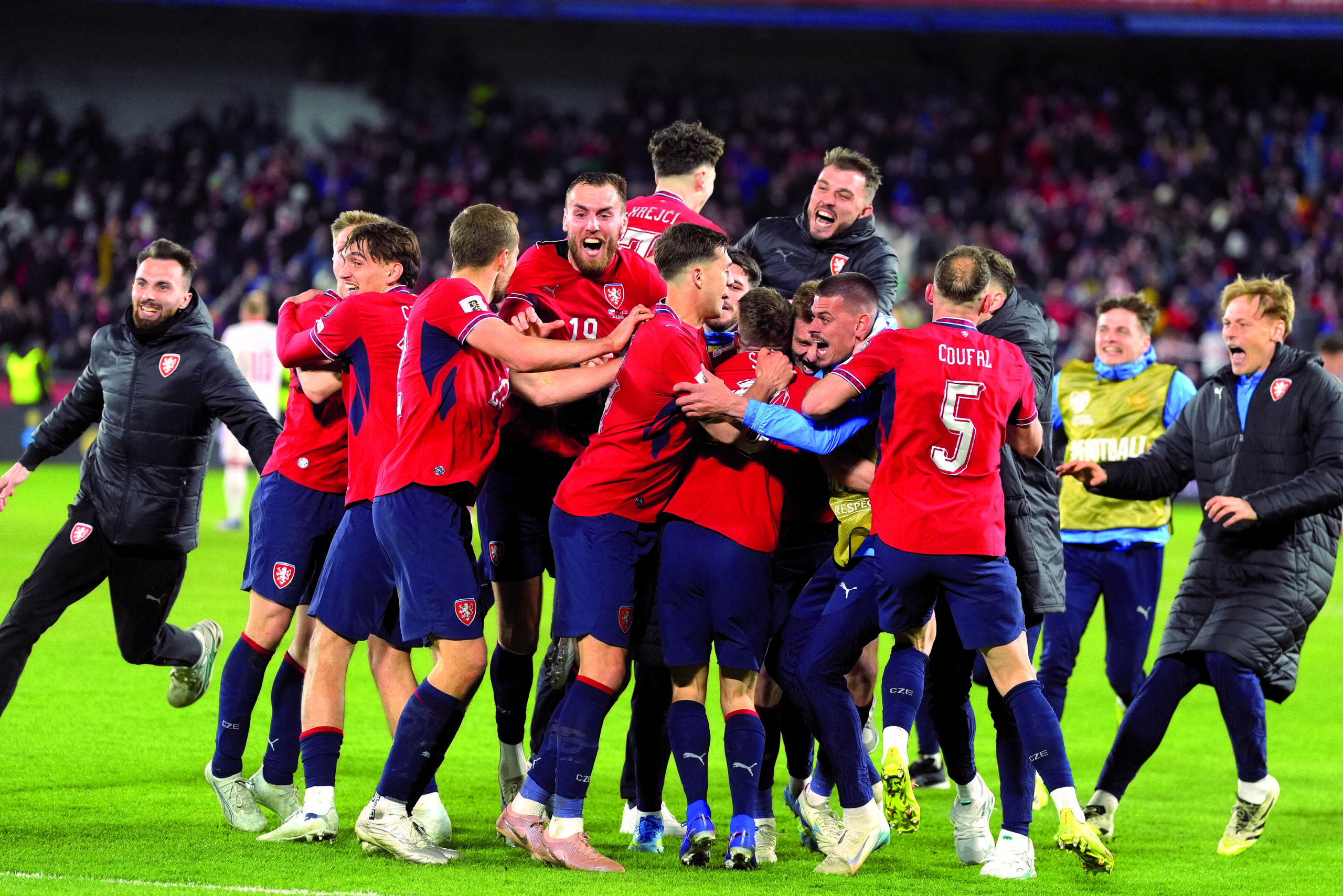 Praha 31.3.2026 Fotbal finále baráže o MS.